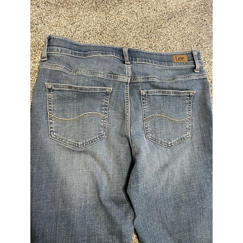 Women's Lee Bootcut  Mid Rise‎ Flex Motion Jeans Sz 10 - Picture 5 of 7